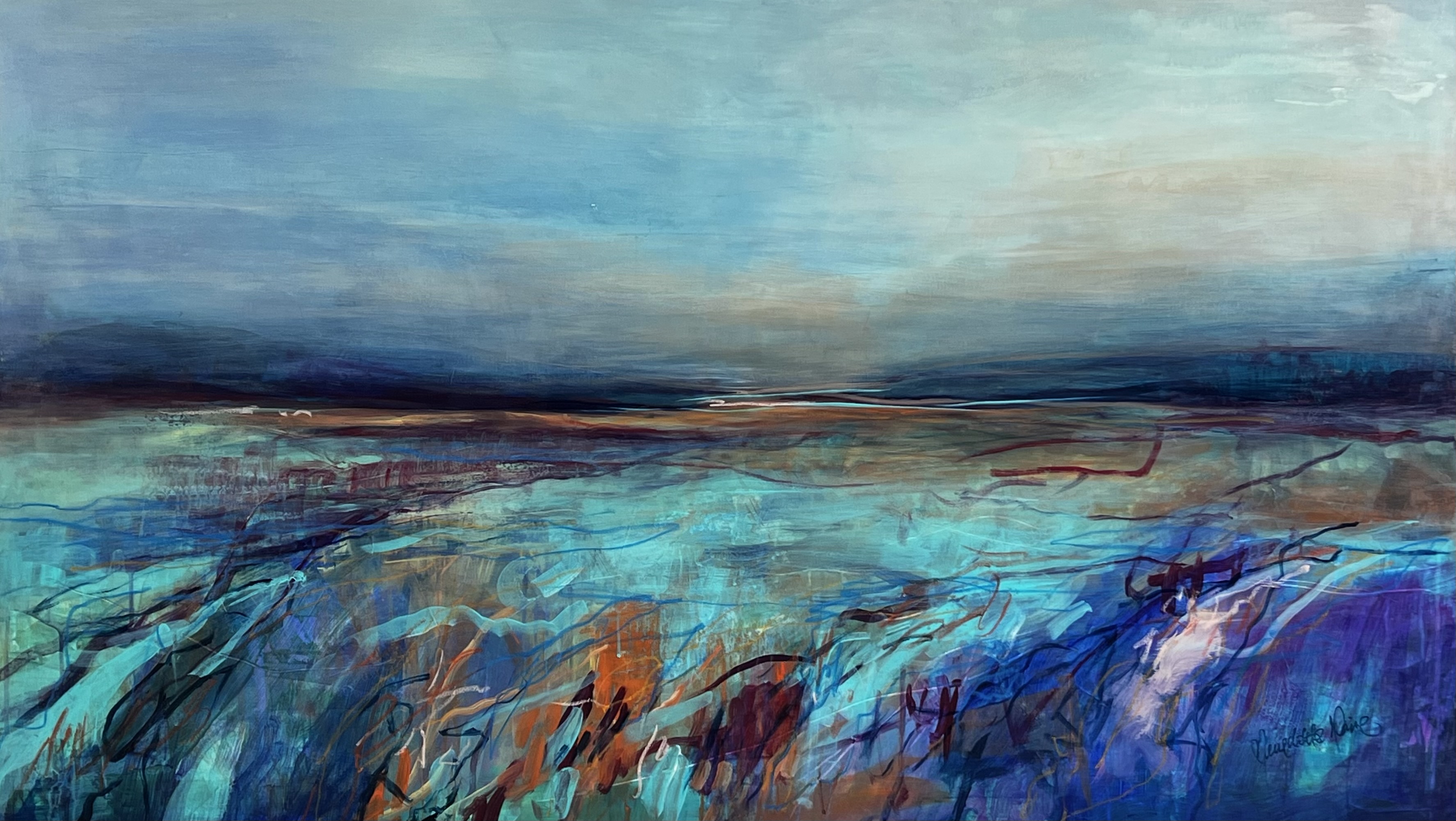 Abstraktion Malerier Benedikte Marie | Dragende malerier af Benedikte Marie | Køb her