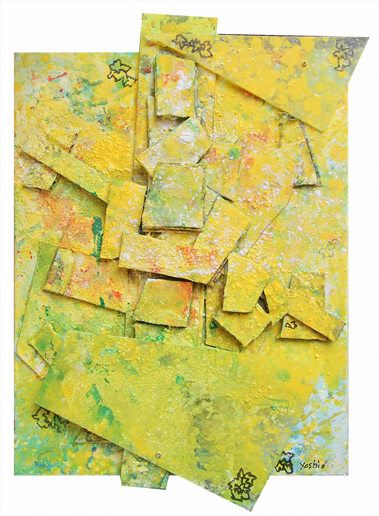 Yellow sun Malerier Yoshio Nakajima | Køb malerier er kunstneren Yoshio Nakajima