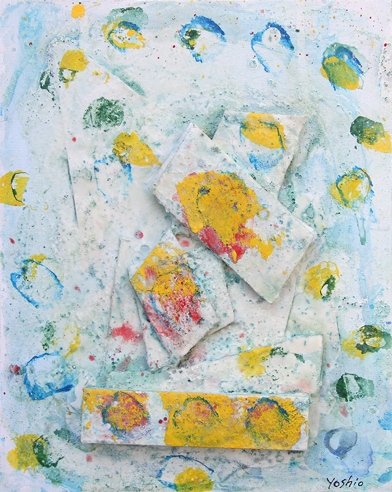 Happy spring Malerier Yoshio Nakajima | Køb malerier er kunstneren Yoshio Nakajima