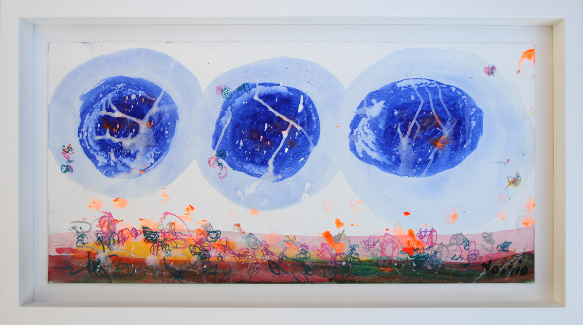 Blue sea Malerier Yoshio Nakajima | Køb malerier er kunstneren Yoshio Nakajima