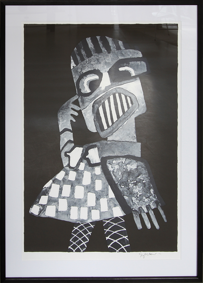 Rådvild teenager Litografier Leif Sylvester malerier | Køb malerier af Leif Sylvester her