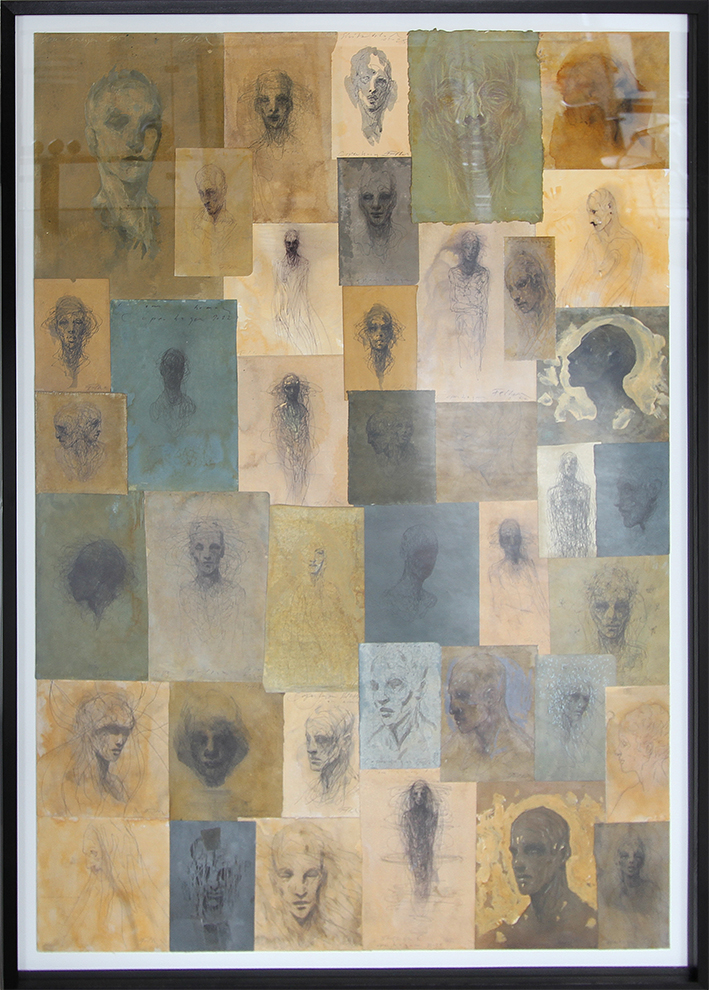 Tegning Malerier Simon Fellah | Kunstværker af Simon Fellah | Køb her