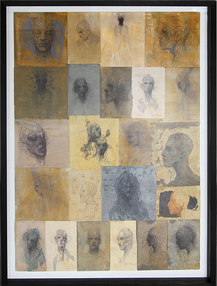 Tegning Malerier Simon Fellah | Kunstværker af Simon Fellah | Køb her