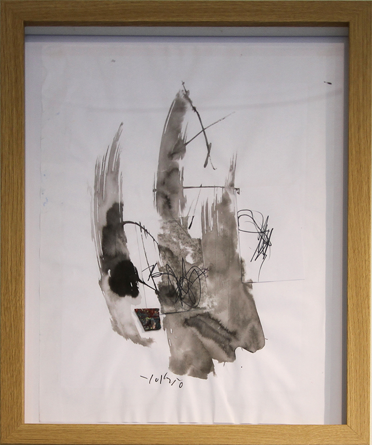 Maleri på papir Malerier Yoshio Nakajima | Køb malerier er kunstneren Yoshio Nakajima