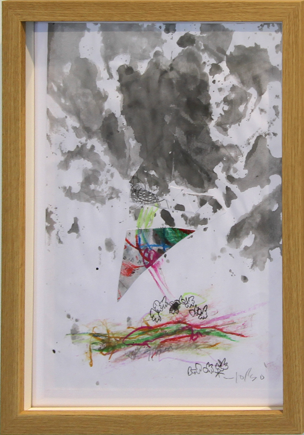 Maleri på papir Malerier Yoshio Nakajima | Køb malerier er kunstneren Yoshio Nakajima