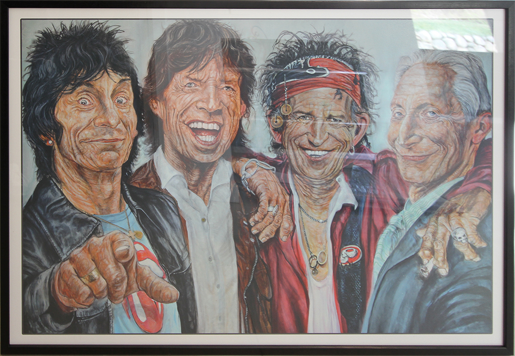 Rolling Stones Kunstplakater Jürgen Wölk | Se vores udvalg af malerier af Jürgen Wölk