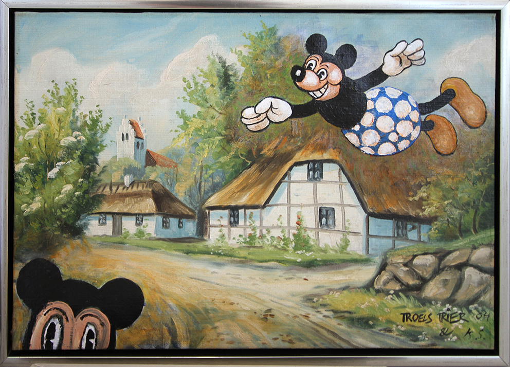 En dejlig sommer Malerier Troels Trier | Køb Troels Trier kunst og maleri - Unikt udvalg