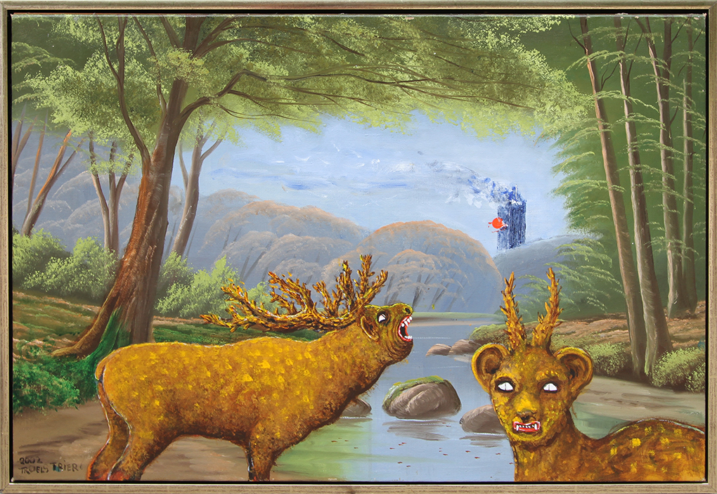 The never ending story - maleri af Troels Trier Malerier Troels Trier | Køb Troels Trier kunst og maleri - Unikt udvalg