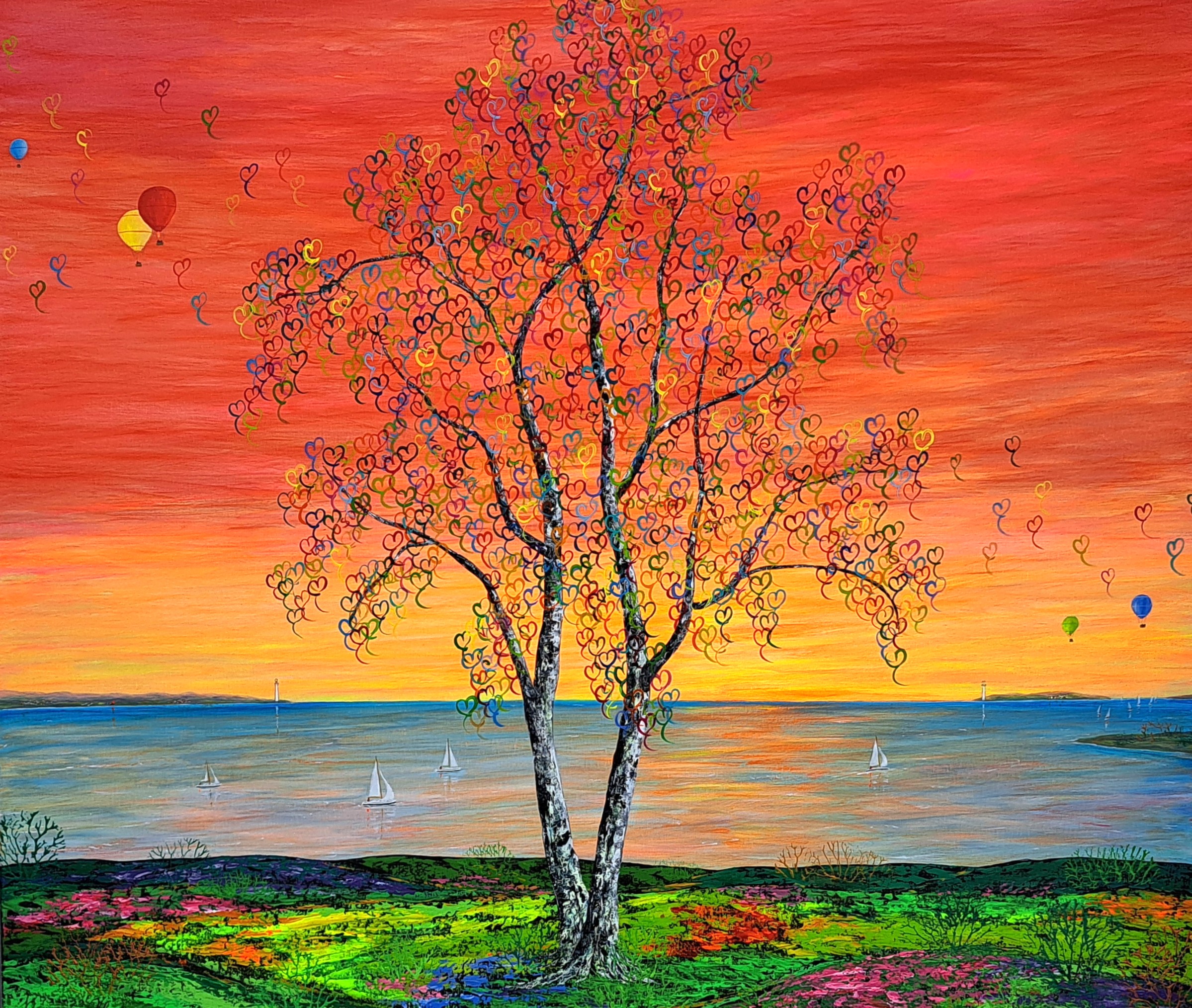 Space for dreams Malerier Jannie Kloster | Smukke og energiske malerier af Jannie Kloster