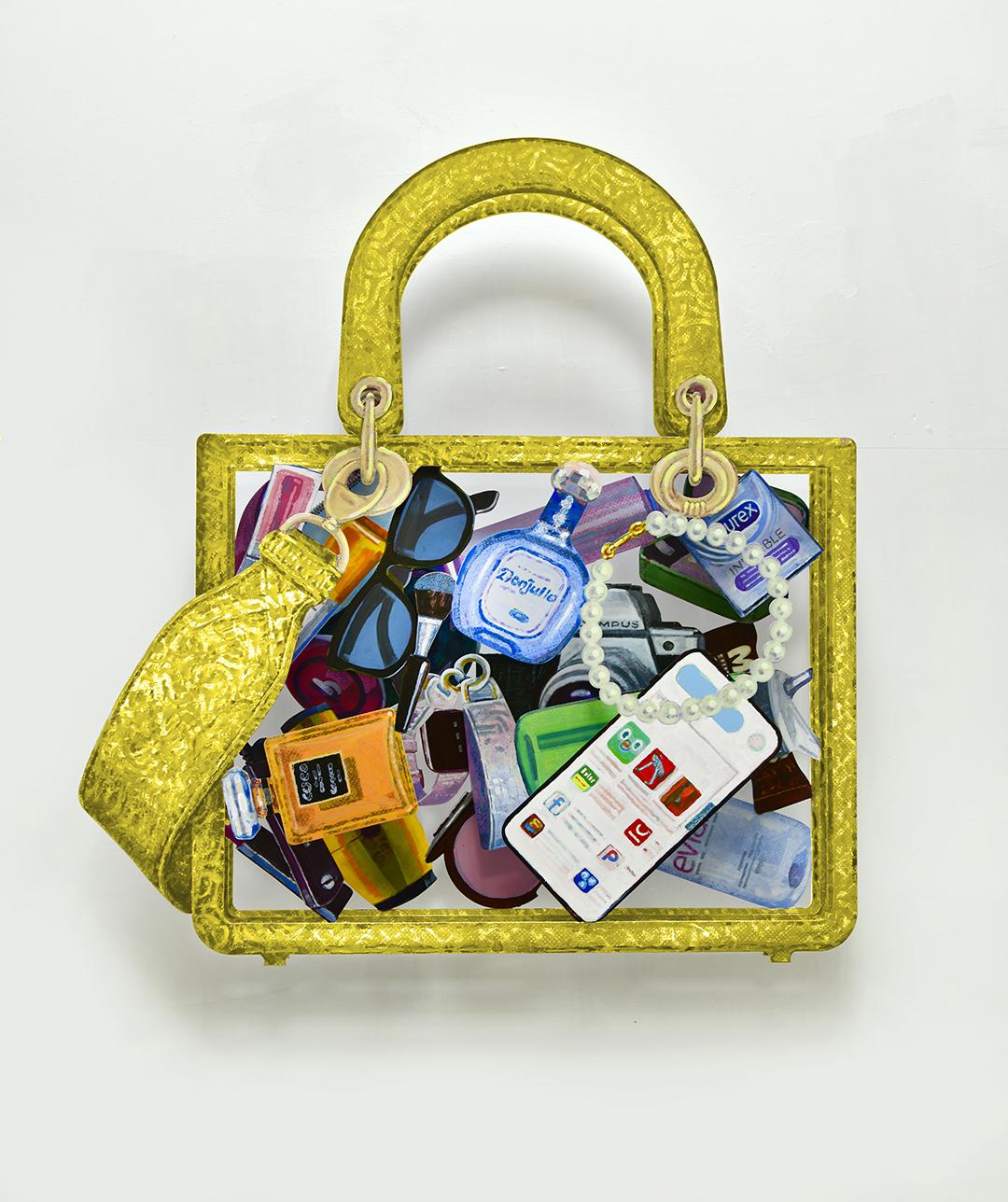 Lady's Bag Skulptur David Gerstein | Malerier af David Gerstein | Shop her