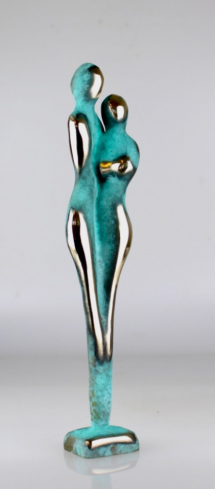 Kærlighed mellem to mennesker Skulptur Tom Blicher | Skulpturer af Tom Blicher | Hurtig levering