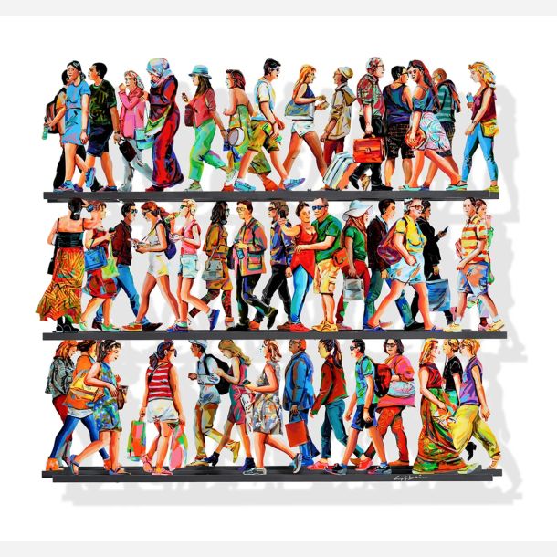 5th Avenue K - v�gskulptur af David Gerstein