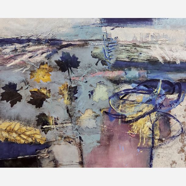 Less Nature than normal I - maleri af Carsten Frank