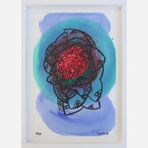 Happy couple and guest