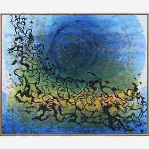 Blue summer happiness