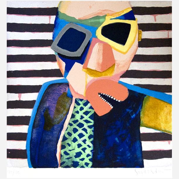 Mand med bundgarnstr�je