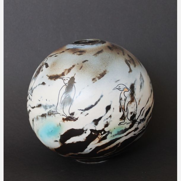 Kejserpingviner i vandring