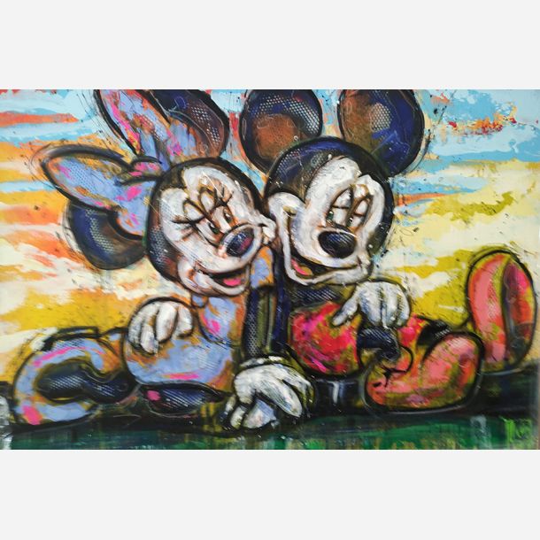Mickey og Minnie Mouse