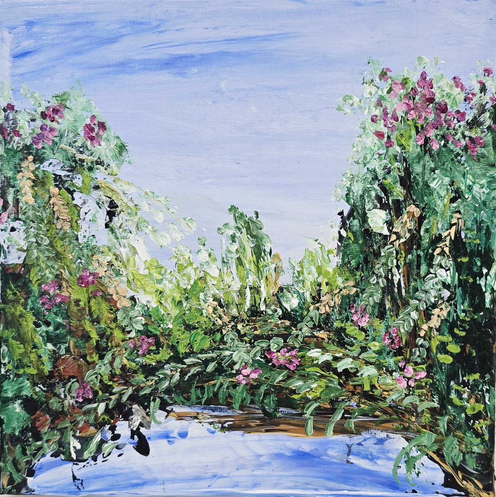 Vild Flora Maleri Helle Bang | Smukke skulpturer skabt af Helle Bang