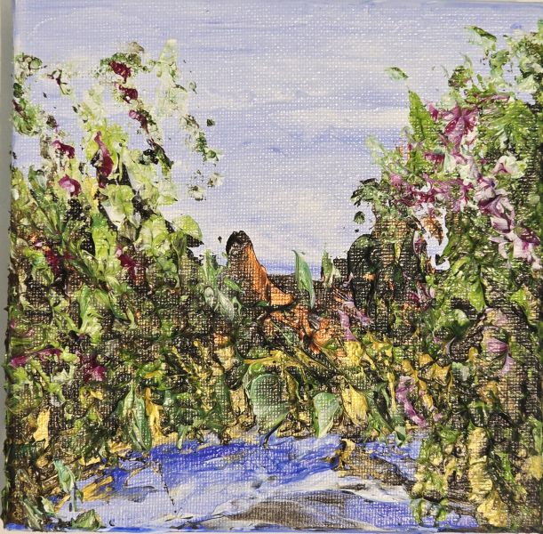 Vild Flora Maleri Helle Bang | Smukke skulpturer skabt af Helle Bang