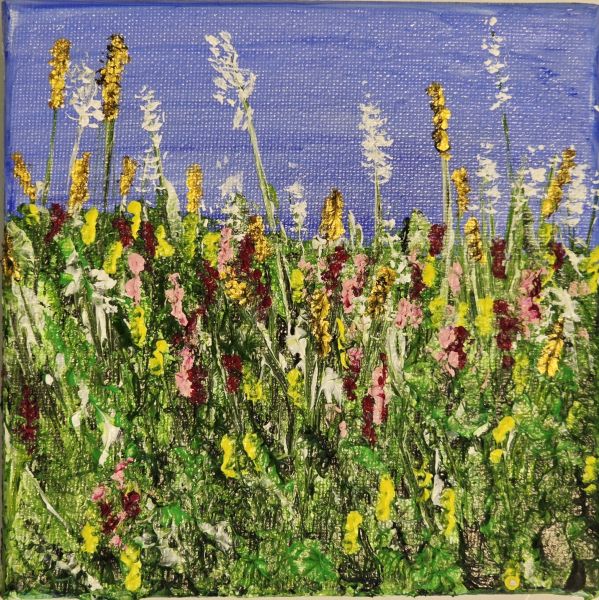 Vild Flora Maleri Helle Bang | Smukke skulpturer skabt af Helle Bang