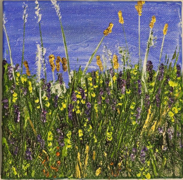 Vild Flora Maleri Helle Bang | Smukke skulpturer skabt af Helle Bang