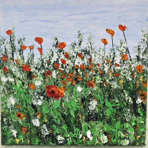 Vild Flora Maleri Helle Bang | Smukke skulpturer skabt af Helle Bang