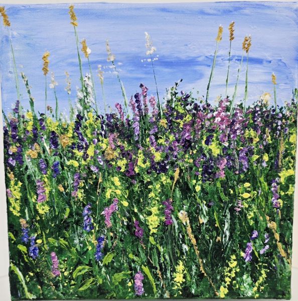 Vild Flora Maleri Helle Bang | Smukke skulpturer skabt af Helle Bang