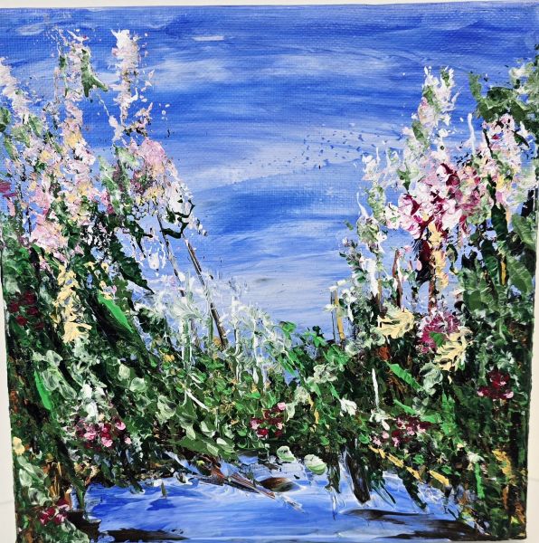 Vild Flora Maleri Helle Bang | Smukke skulpturer skabt af Helle Bang