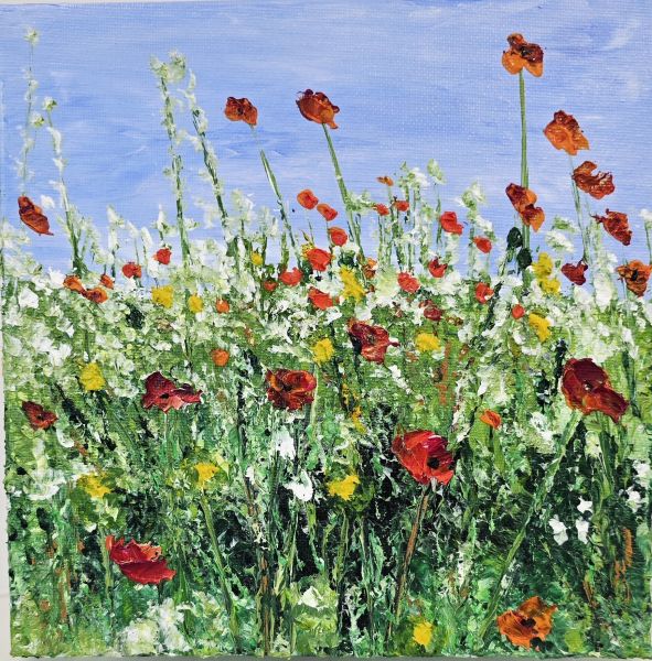 Vild Flora Maleri Helle Bang | Smukke skulpturer skabt af Helle Bang