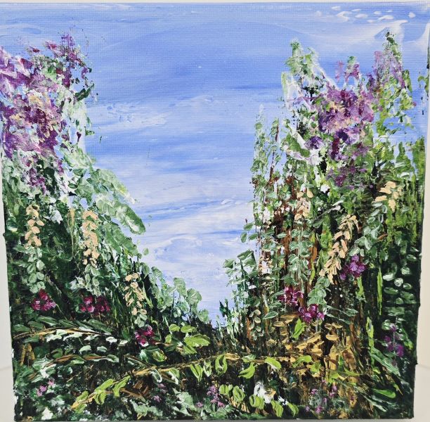 Vild Flora Maleri Helle Bang | Smukke skulpturer skabt af Helle Bang