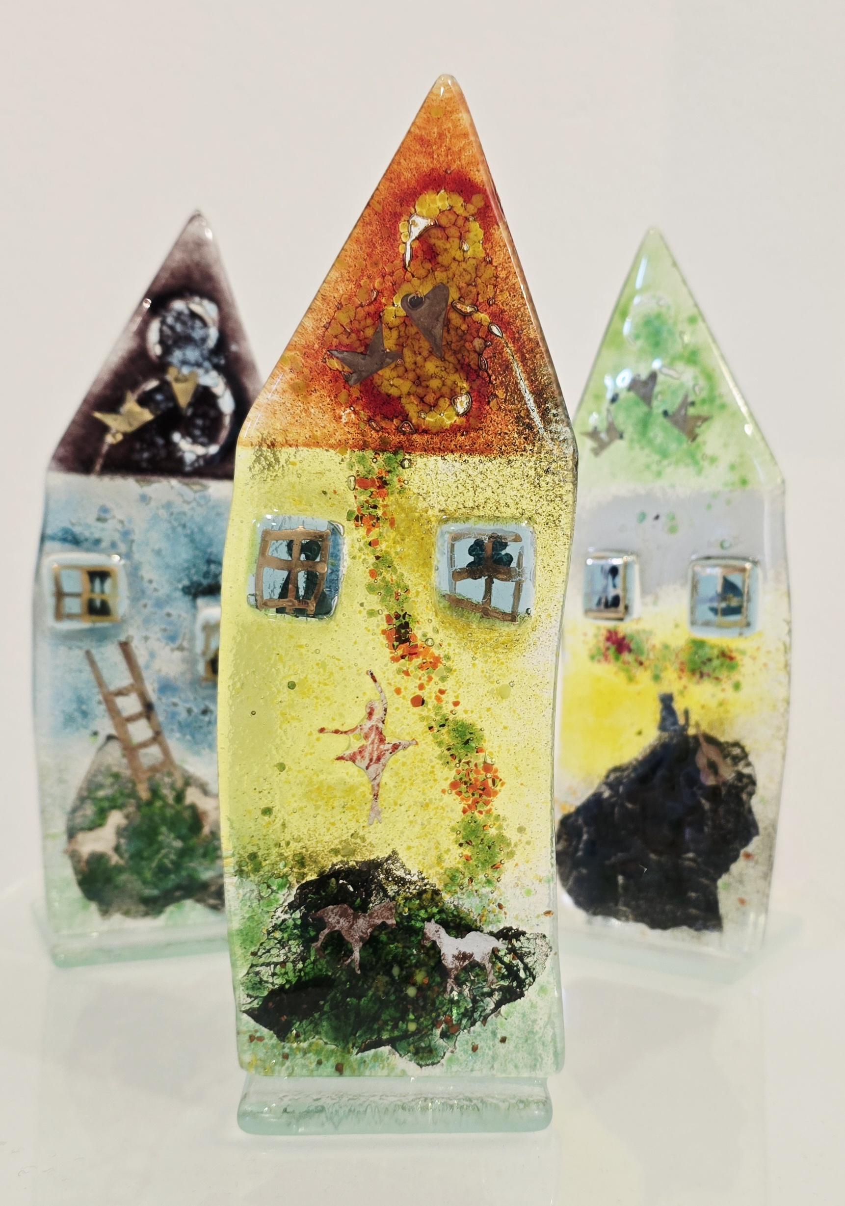 Lyshus i glas Glaskunst