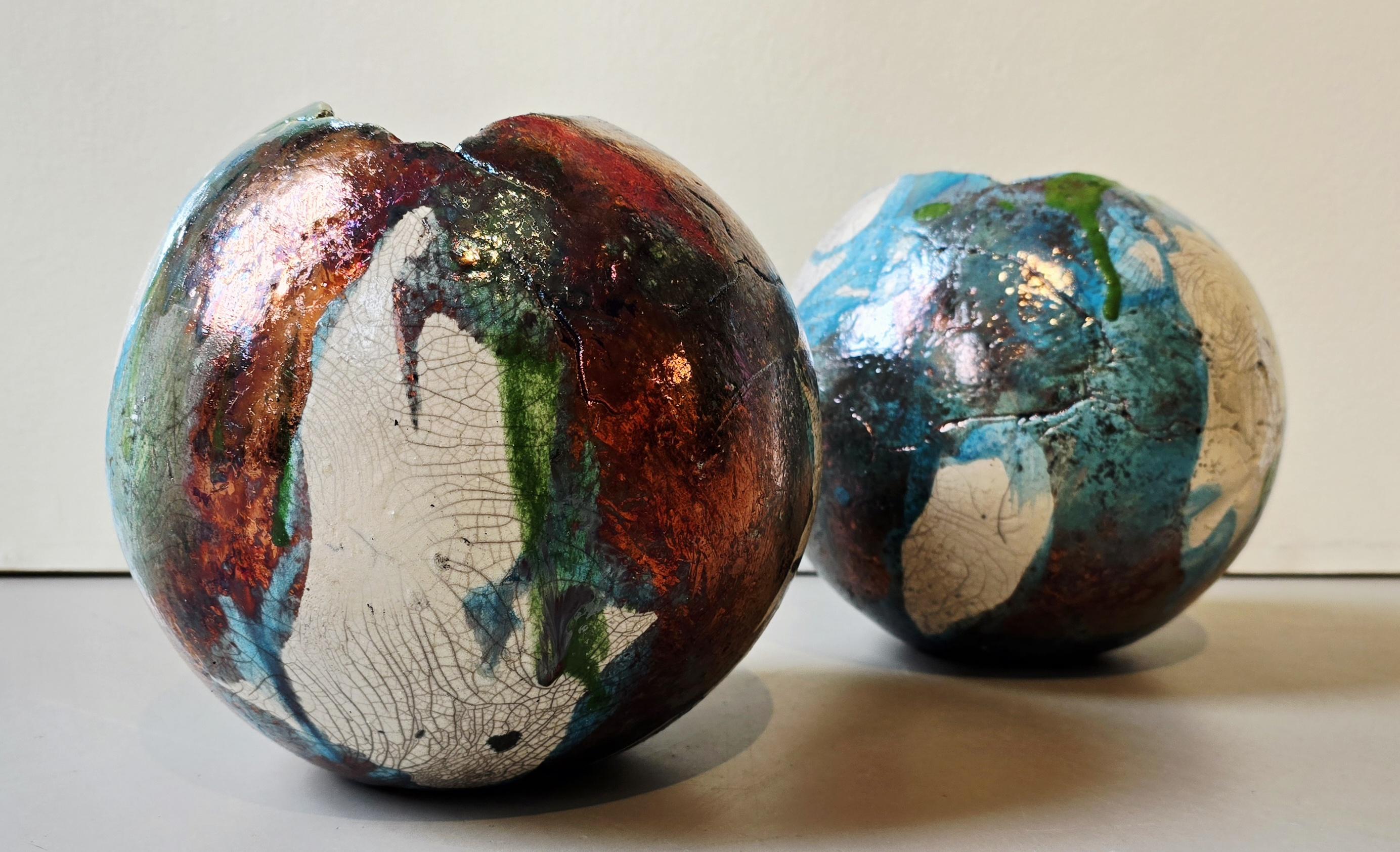 Krukker - flere farver Skulptur Rakukeramik - Se vores udvalg af rakukeramik af Dorit Knudsen