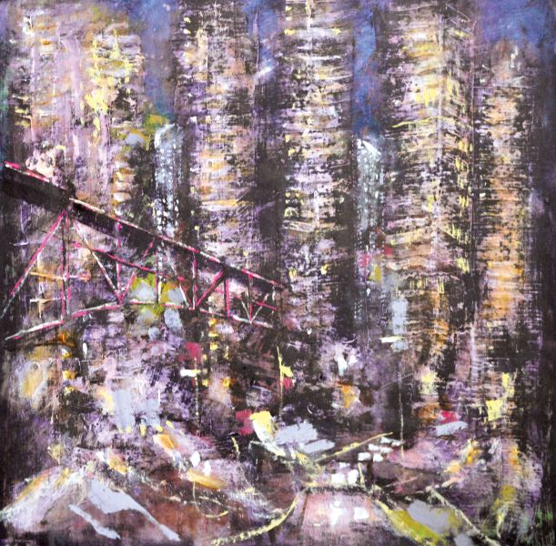 Evening light, Granville Bridge, Vancouver, Canada