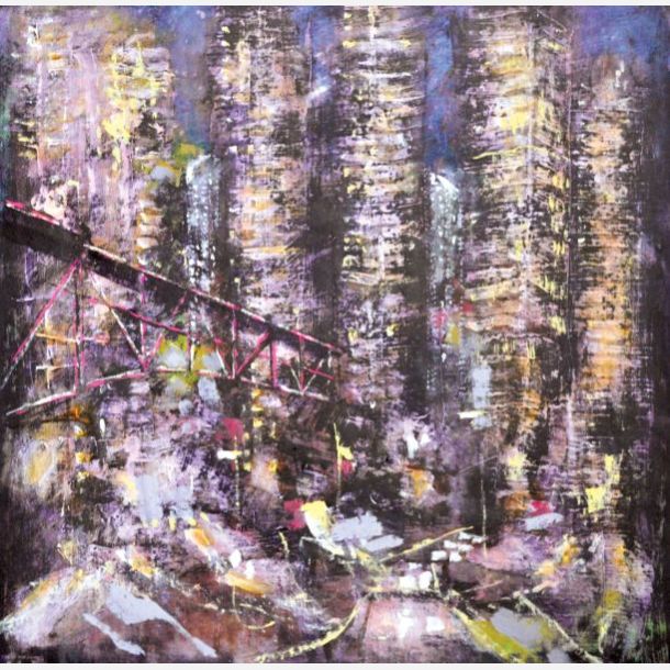 Evening light, Granville Bridge, Vancouver, Canada