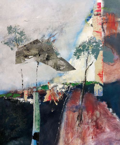 Landskab  vildskab I  Maleri Carsten Frank | Køb kunst og malerier fra Carsten frank | Unikt udvalg