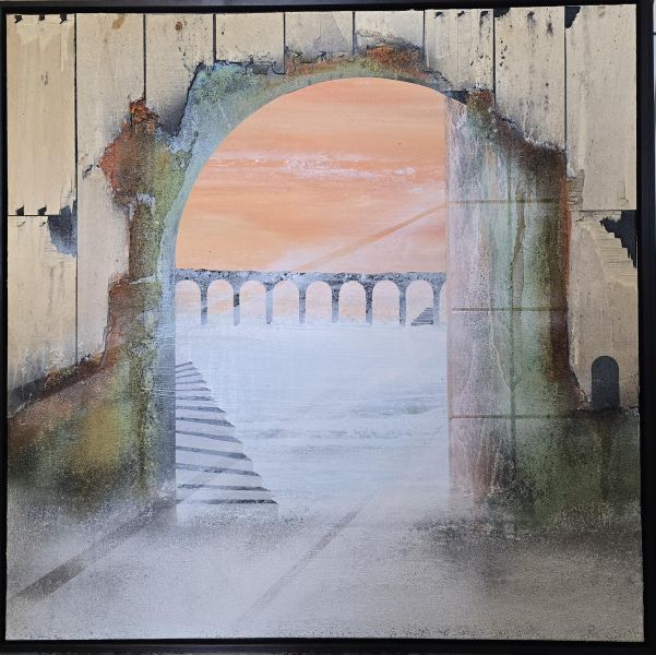 Forhøjet vandstand Maleri Peter Eichen | Sanselige værker af Peter Eichen | Køb her