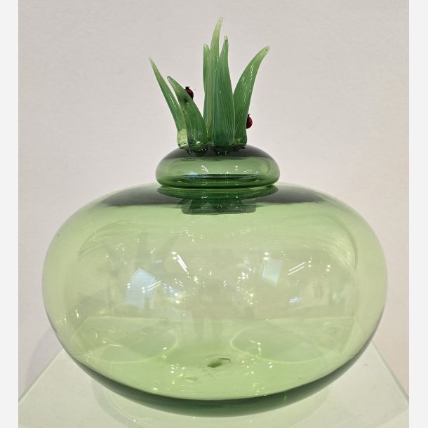 Lgkrukke m. stor grs