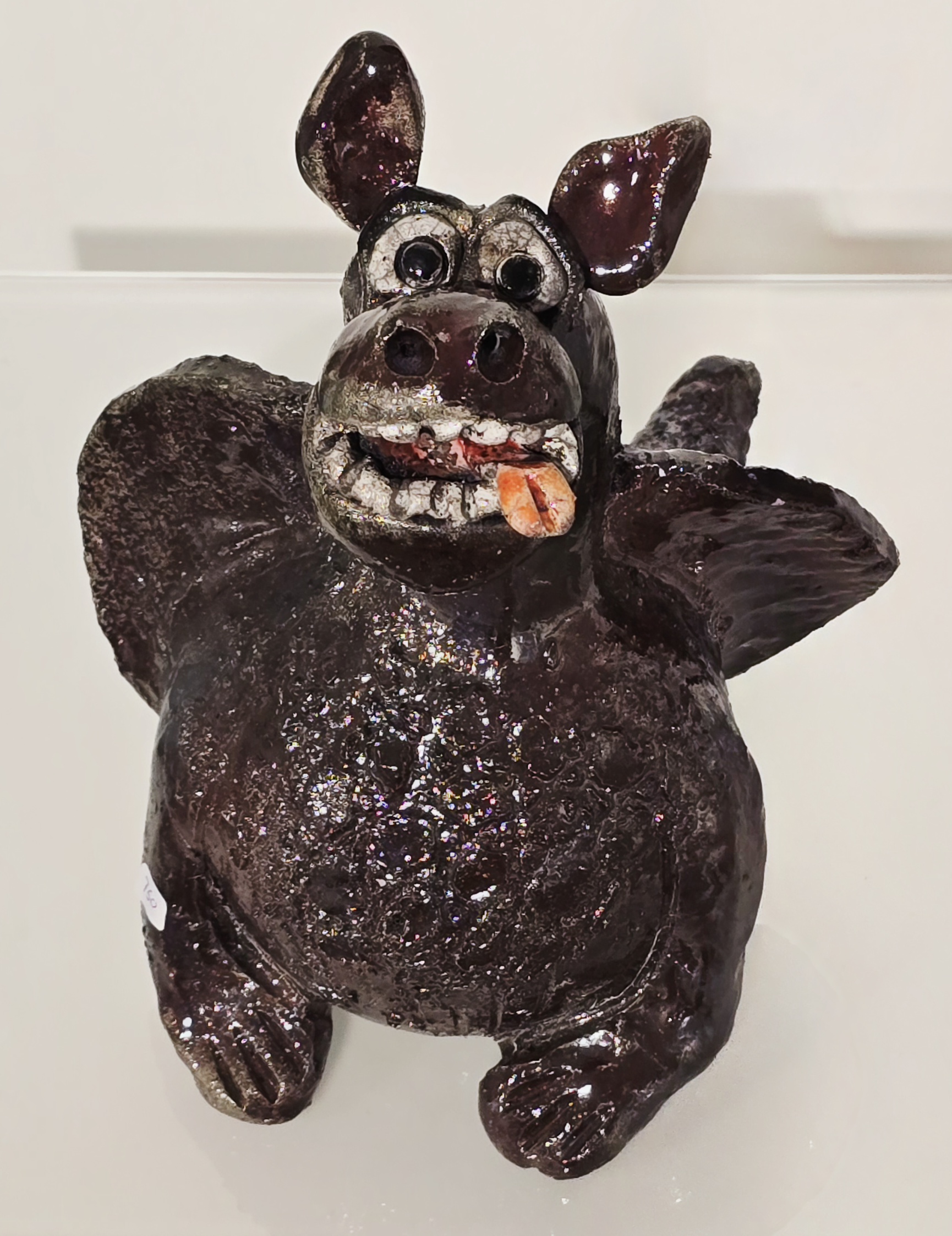 Drage - skulptur af Dorit Knudsen Kunst Rakukeramik - Se vores udvalg af rakukeramik af Dorit Knudsen