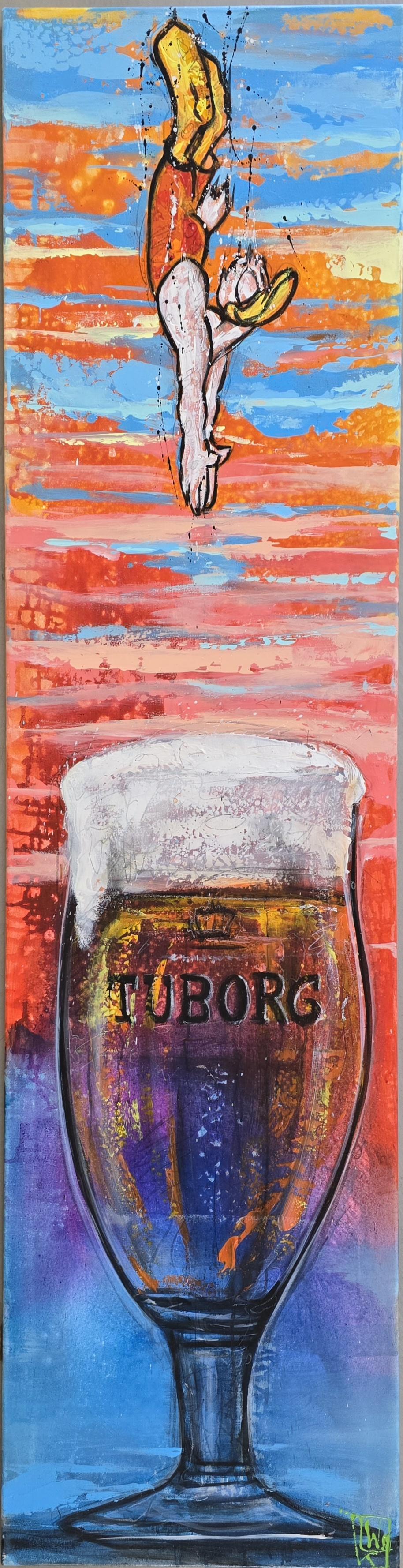 Anders And og Tuborg Maleri Jürgen Wölk | Se vores udvalg af malerier af Jürgen Wölk