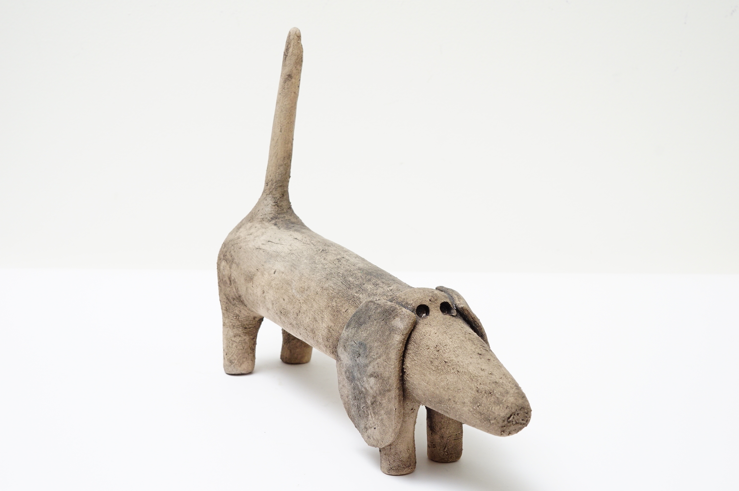 Dachshund L - skulptur af Jikke van de Waal-Bijma Kunst Jikke van de Waal-Bijma | Malerier af Jikke van de Waal-Bijma
