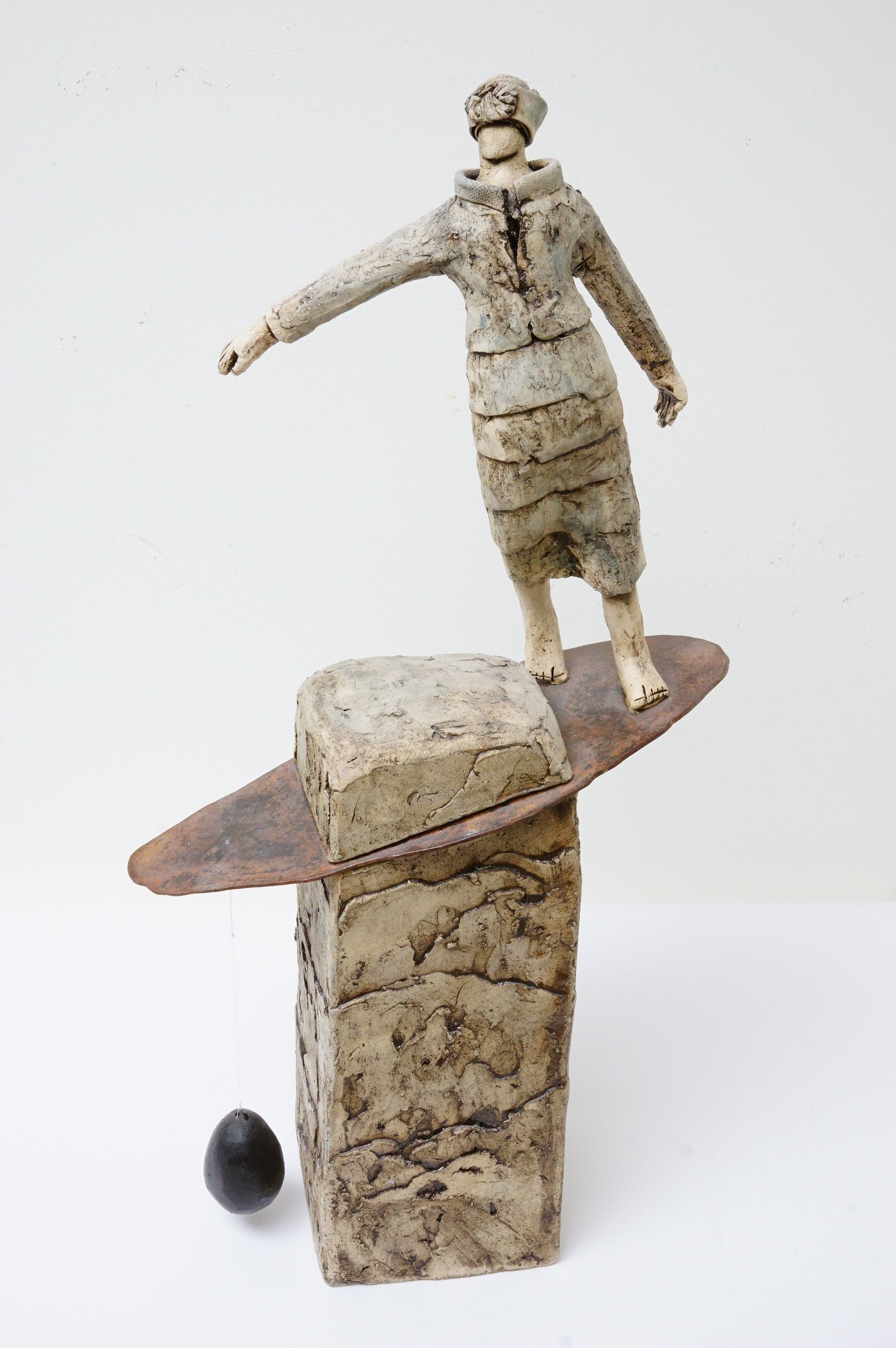 Balancing - skulptur af Jikke van de Waal-Bijma Kunst Jikke van de Waal-Bijma | Malerier af Jikke van de Waal-Bijma