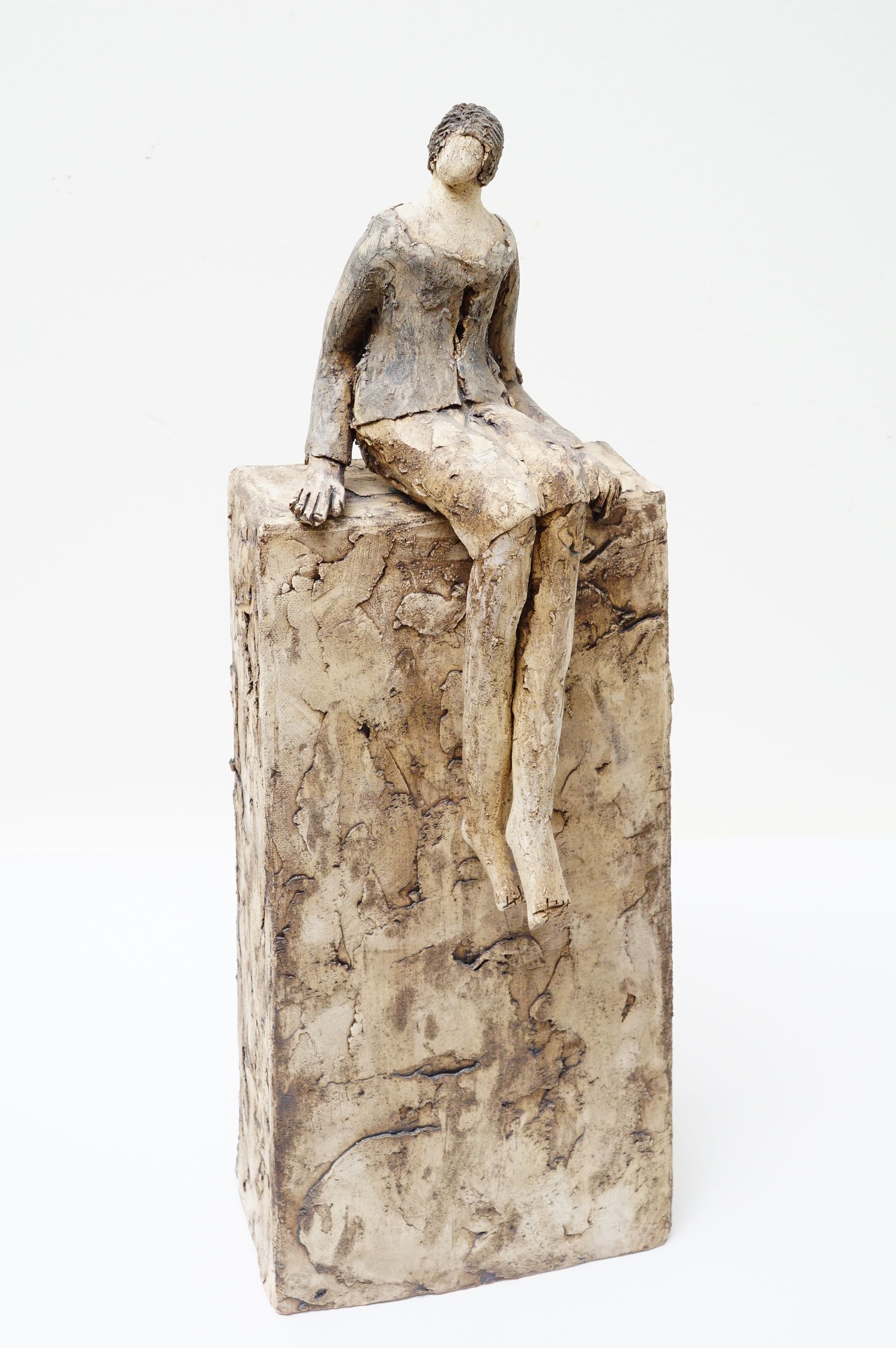 Resting - skulptur af Jikke van de Waal-Bijma Kunst Jikke van de Waal-Bijma | Malerier af Jikke van de Waal-Bijma