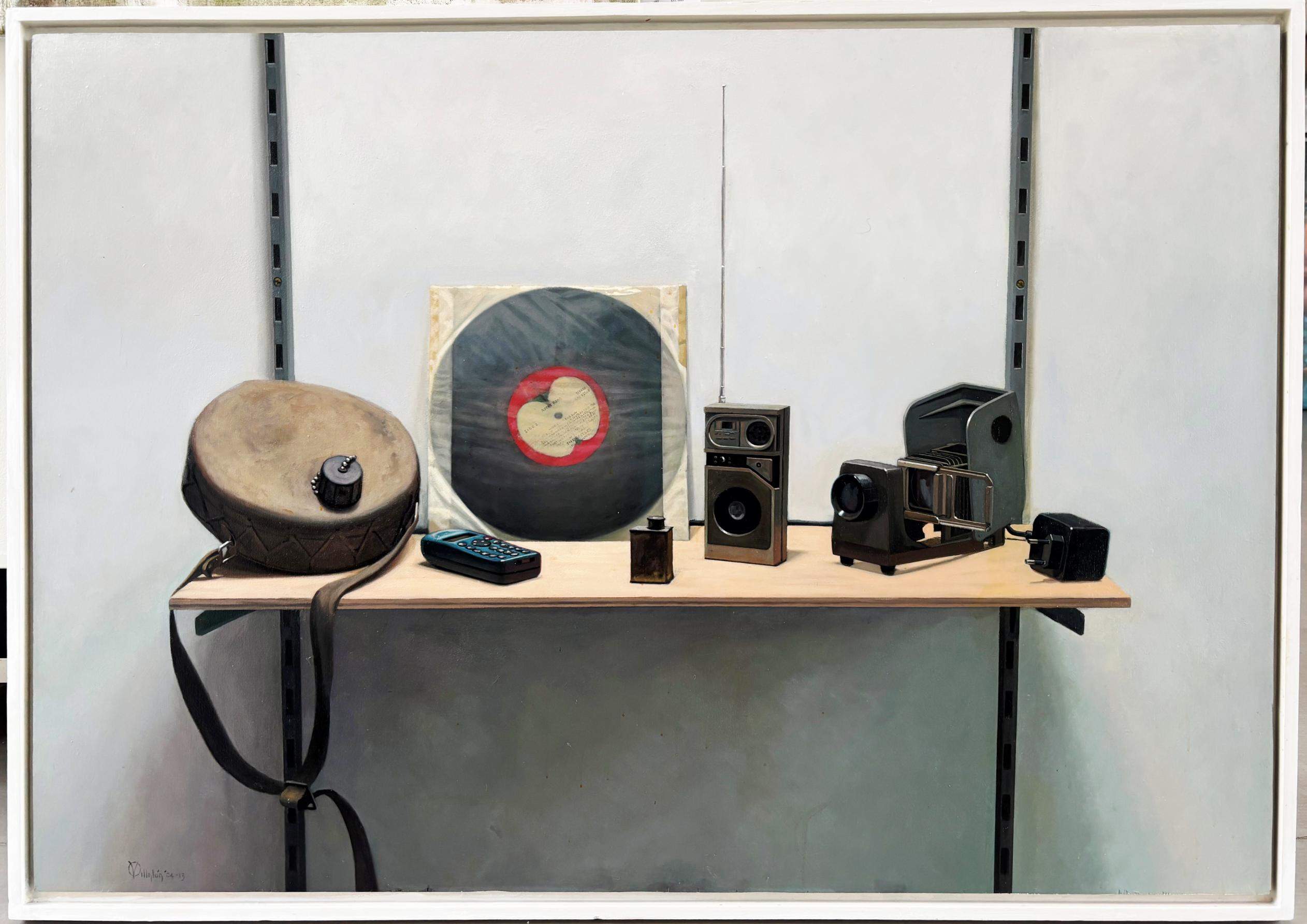 Stilleben - En el olvido Maleri Køb malerier er kunstneren Oscar Villalon