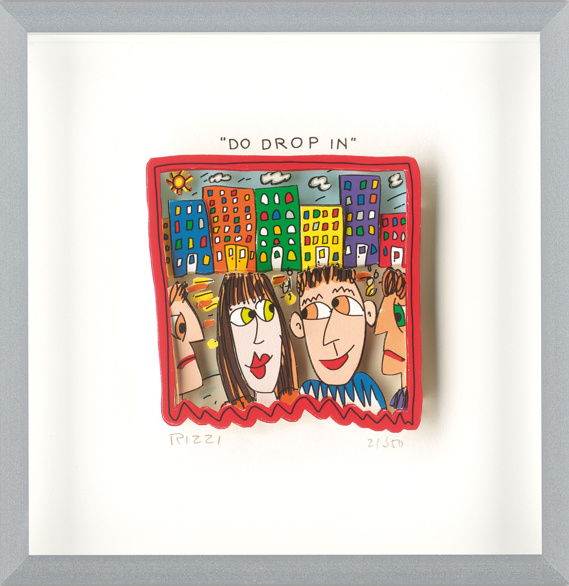 Do drop in Kunst James Rizzi | Originale malerier af James Rizzi | Shop her