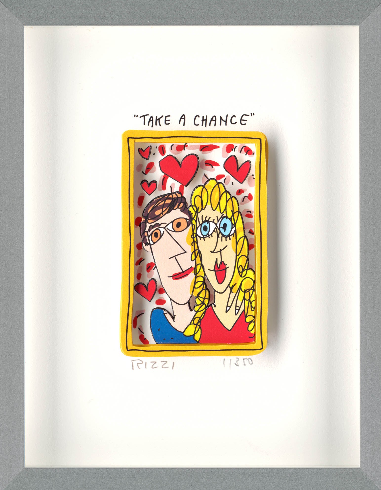 Take a chance Kunst James Rizzi | Originale malerier af James Rizzi | Shop her