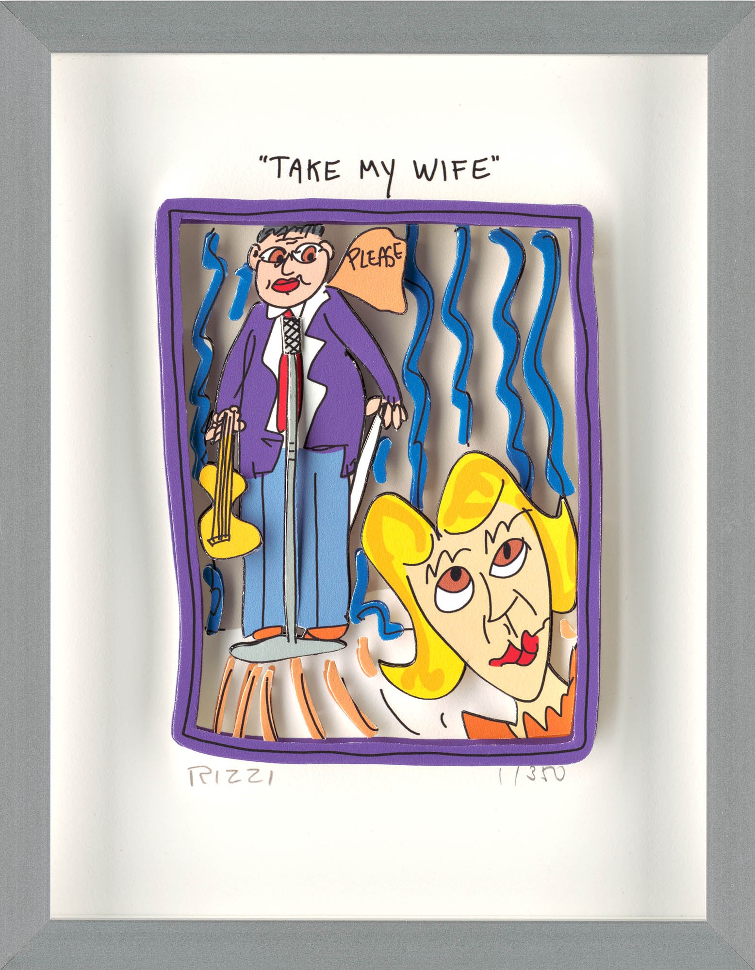 Take my wife Kunst James Rizzi | Originale malerier af James Rizzi | Shop her