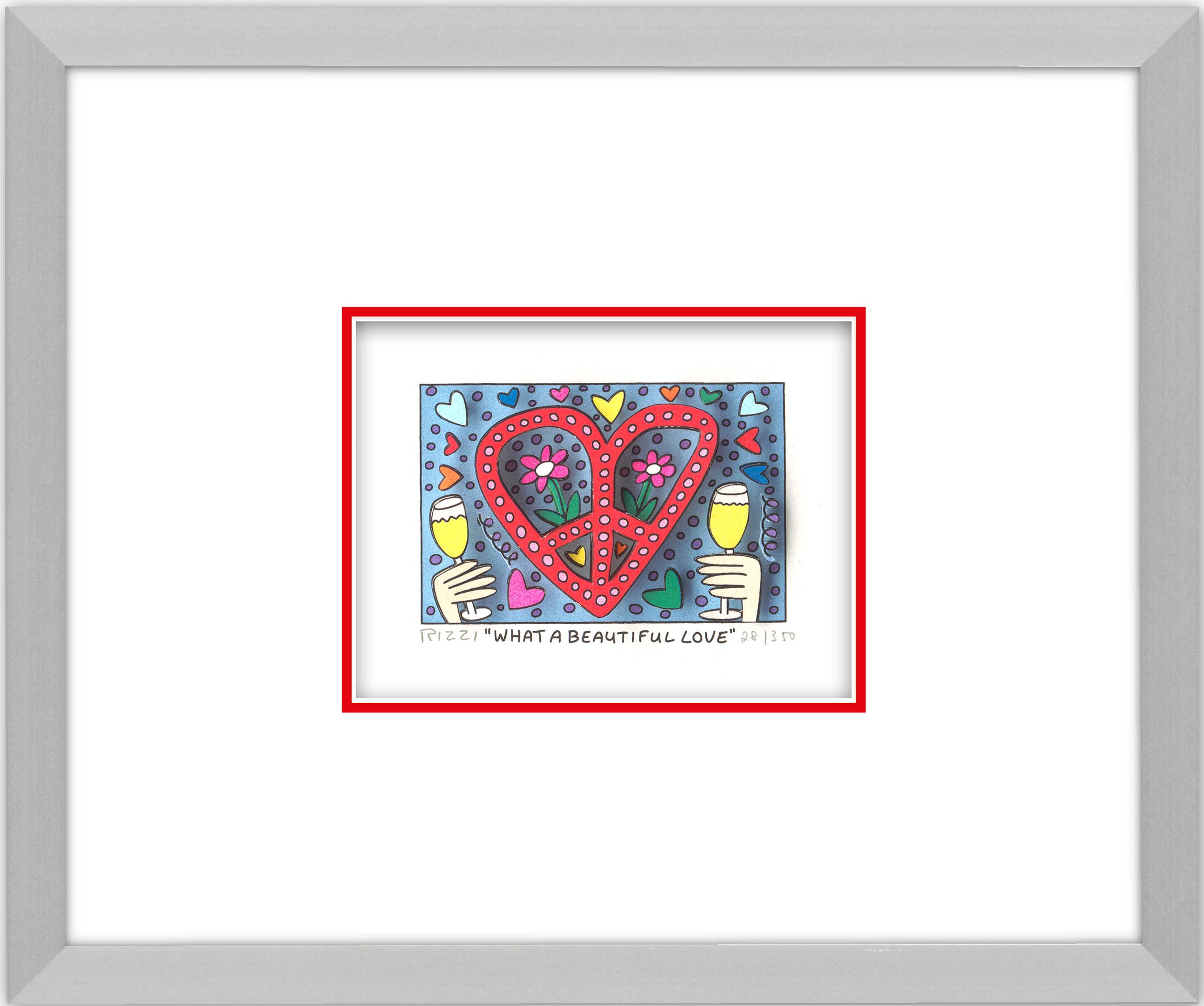 What a beautiful love Kunst James Rizzi | Originale malerier af James Rizzi | Shop her