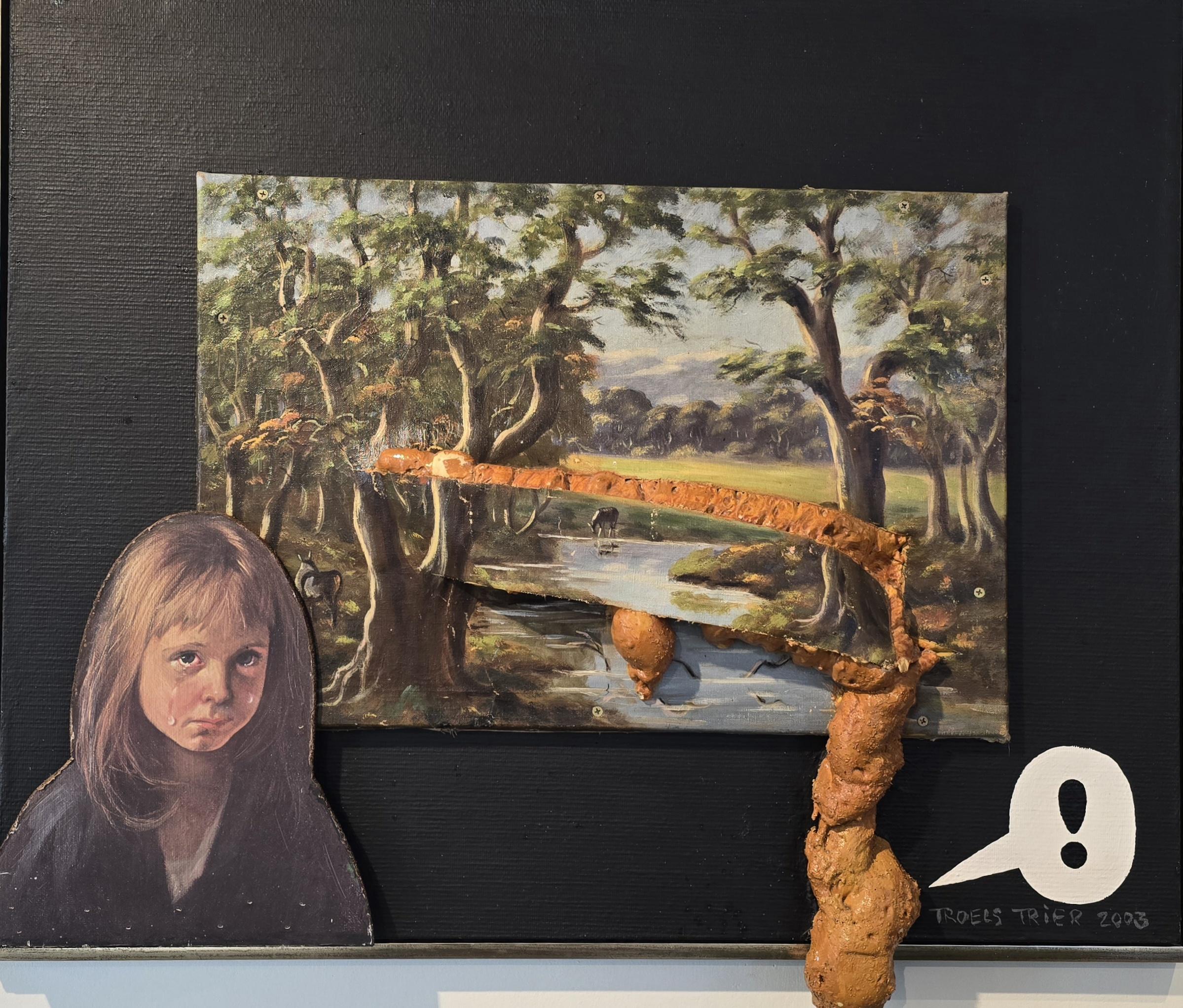 Naturen går sin gang - mixed media af Troels Trier Maleri Troels Trier | Køb Troels Trier kunst og maleri - Unikt udvalg