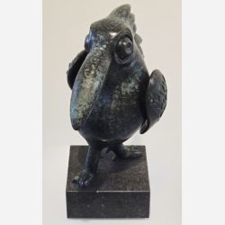 Klimafuglen - skulptur af Carsten Fun Jensen